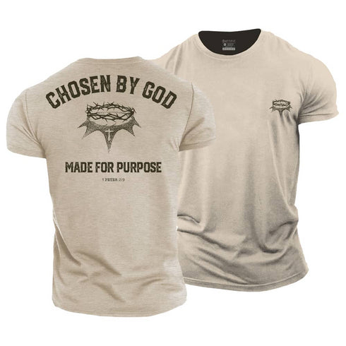 Men's Chosen by God Cotton T-Shirt